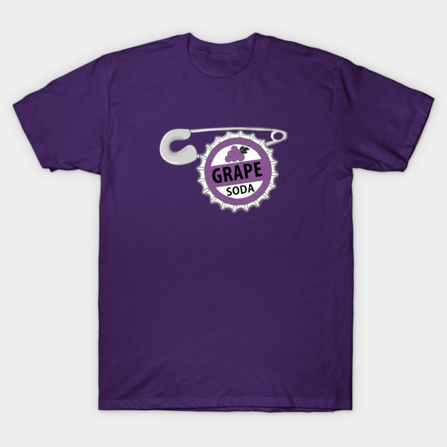 Grape Soda Pin T-Shirt by FrecklefaceStace